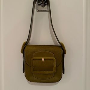 Tory Burch authentic Sawyer Calf Hair mini shoulder bag!! Beautiful little purse